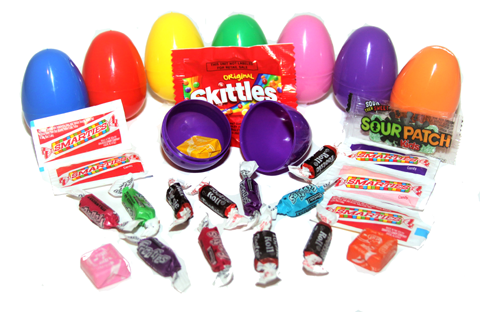 (1 Item) Candy Filled Eggs - (100) Pieces